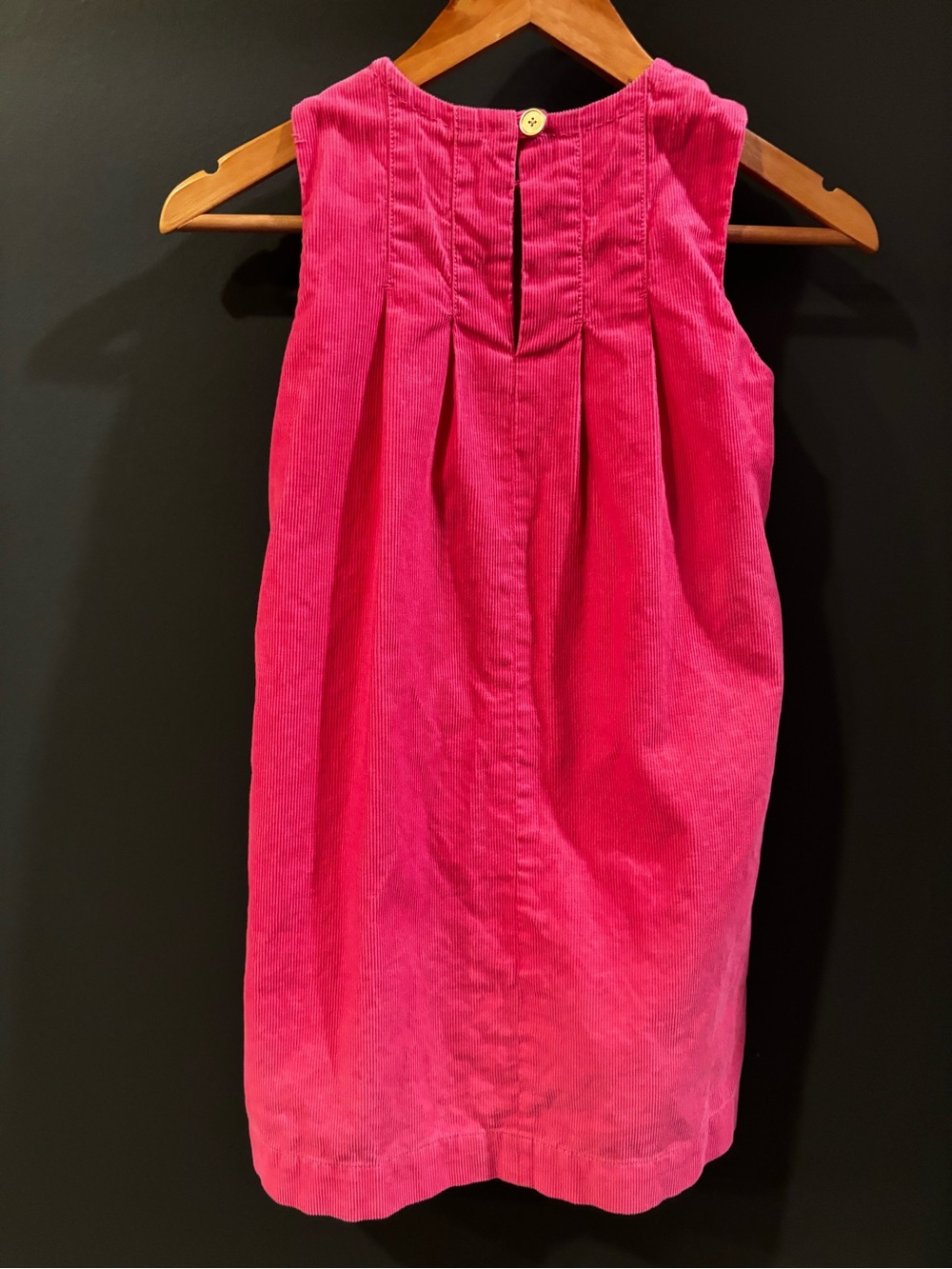 Crewcuts Hot Pink Corduroy Shift Dress